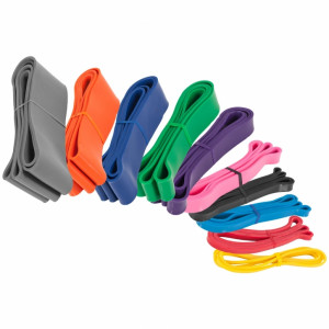 Gorilla Sports Odporové gumy (Resistance bands) Celý set 