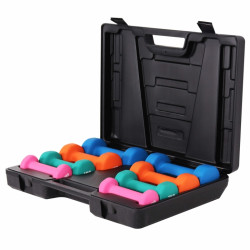 Gorilla Sports 10kg činkový set s kufríkom Gorilla Sports 10kg činkový set s kufríkom