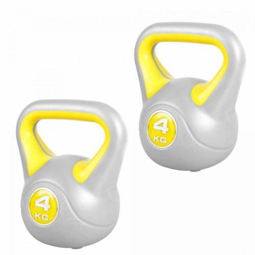 Kettlebell set cementový stylish 8 kg(2 x 4 kg) 