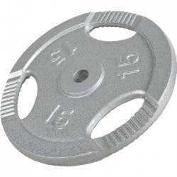 Gorilla Sports Liatinový nakladací činkový kotúč GRIP 0,5kg - 20kg 30/31mm Gorilla Sports Liatinový nakladací činkový kotúč GRIP 0,5kg - 20kg 30/31mm