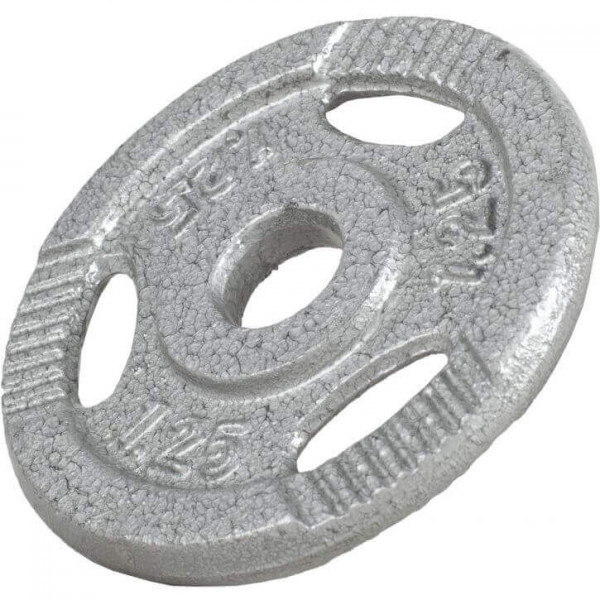 Gorilla Sports Liatinový nakladací činkový kotúč GRIP 0,5kg - 20kg 30/31mm Gorilla Sports Liatinový nakladací činkový kotúč GRIP 0,5kg - 20kg 30/31mm