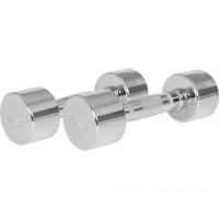 Gorilla Sports Pochrómované činkové jednoručky