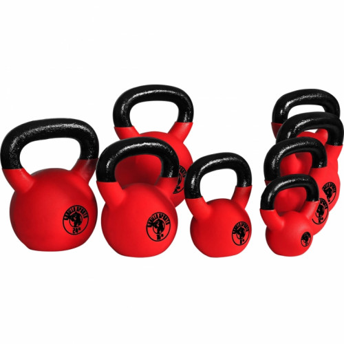 Gorilla Sports pogumovaný  kettle-bell 2-32 kg 