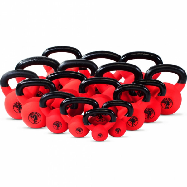 Gorilla Sports pogumovaný  kettle-bell 2-32 kg Gorilla Sports pogumovaný  kettle-bell 2-32 kg