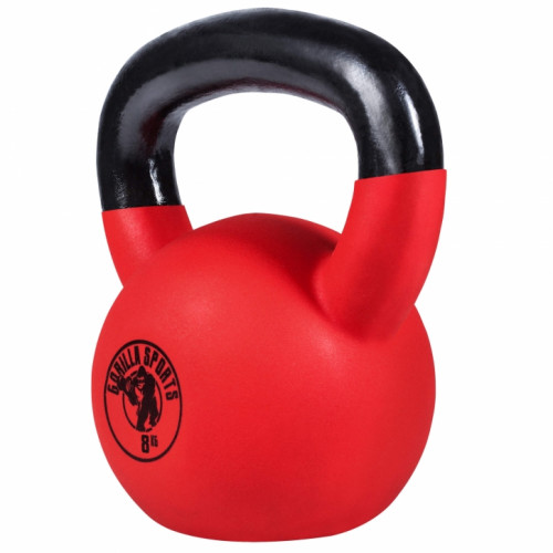 Gorilla Sports pogumovaný  kettle-bell 2-32 kg 8 kg 