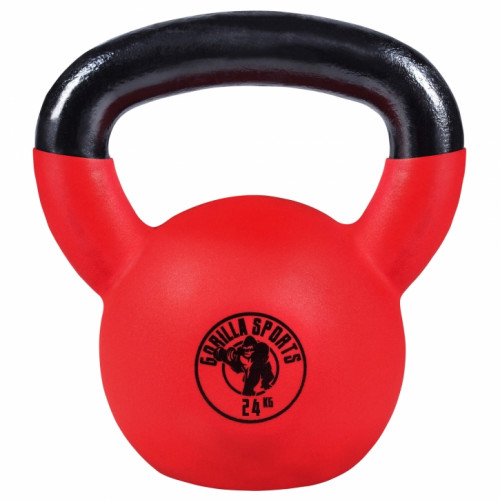 Gorilla Sports pogumovaný  kettle-bell 2-32 kg 24 kg 