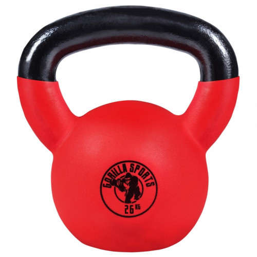 Gorilla Sports pogumovaný  kettle-bell 2-32 kg 26 kg 