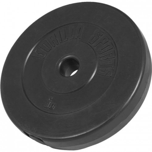 Gorilla Sports poplastovaný cementový kotúč 1,25kg - 15kg/31mm 5 kg 