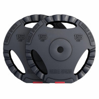 Gorilla Sports poplastovaný cementový kotúč(GRIP) 1,25kg - 15kg/31mm