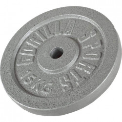 Gorilla Sports Liatinový nakladací činkový kotúč 0,5kg - 30 kg 30/31mm Gorilla Sports Liatinový nakladací činkový kotúč 0,5kg - 30 kg 30/31mm