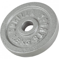 Gorilla Sports Liatinový nakladací činkový kotúč 0,5kg - 30 kg 30/31mm Gorilla Sports Liatinový nakladací činkový kotúč 0,5kg - 30 kg 30/31mm