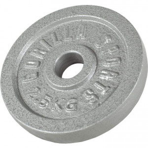 Gorilla Sports Liatinový nakladací činkový kotúč 0,5kg - 30 kg 30/31mm sivá 2,5 kg 