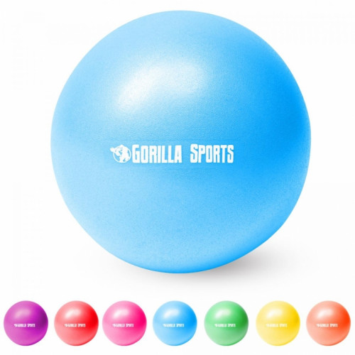 Gorilla Sports Mini lopta na pilates modrá 18 cm 