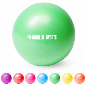 Gorilla Sports Mini lopta na pilates zelená 28 cm 