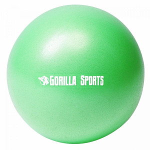 Gorilla Sports Mini lopta na pilates zelená 28 cm 