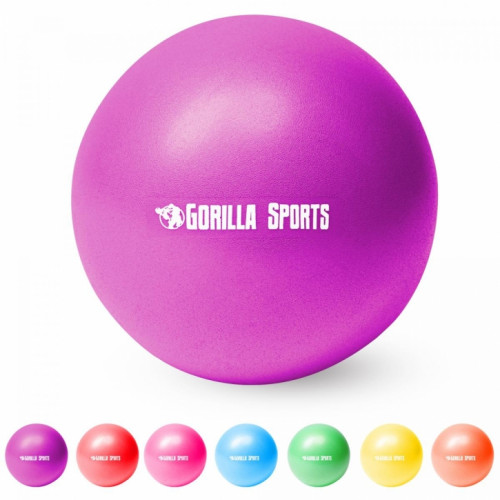 Gorilla Sports Mini lopta na pilates fialová 23 cm 