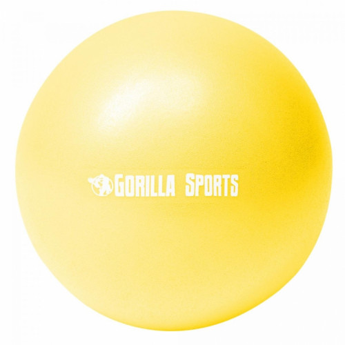 Gorilla Sports Mini lopta na pilates žltá 18 cm 