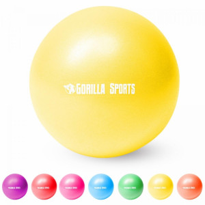 Gorilla Sports Mini lopta na pilates žltá 23 cm 