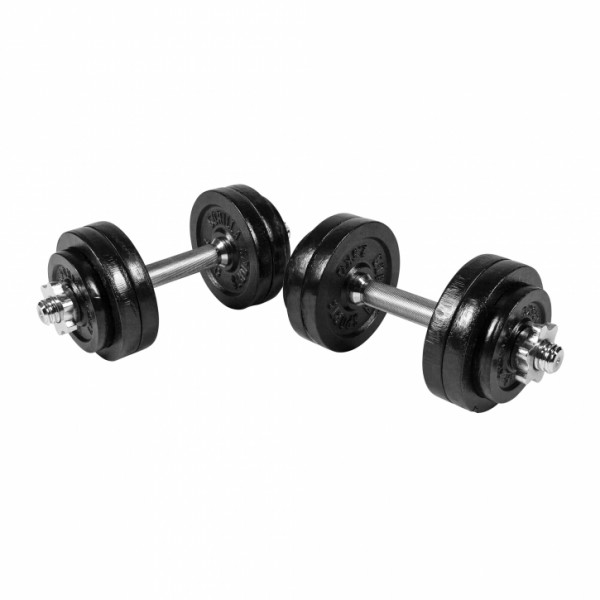Gorilla Sports liatinový jednoručný nakladací set 2x15 kg 30/31 mm Gorilla Sports liatinový jednoručný nakladací set 2x15 kg 30/31 mm