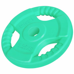 Gorilla Sports Liatinový činkový kotúč POGUMOVANÝ GRIP 1.25kg - 25 kg 30/31mm Gorilla Sports Liatinový činkový kotúč POGUMOVANÝ GRIP 1.25kg - 25 kg 30/31mm