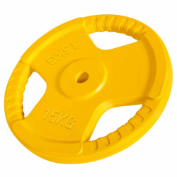 Gorilla Sports Liatinový činkový kotúč POGUMOVANÝ GRIP 1.25kg - 25 kg 30/31mm Gorilla Sports Liatinový činkový kotúč POGUMOVANÝ GRIP 1.25kg - 25 kg 30/31mm