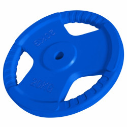 Gorilla Sports Liatinový činkový kotúč POGUMOVANÝ GRIP 1.25kg - 25 kg 30/31mm Gorilla Sports Liatinový činkový kotúč POGUMOVANÝ GRIP 1.25kg - 25 kg 30/31mm