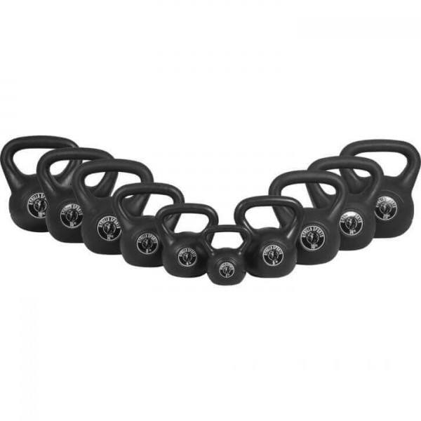 Gorilla Sports Cementový kettle-bell 2-20 kg Gorilla Sports Cementový kettle-bell 2-20 kg