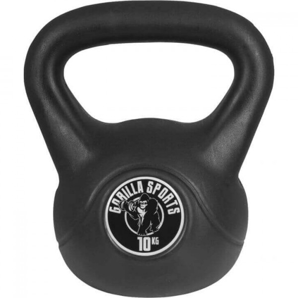 Gorilla Sports Cementový kettle-bell 2-20 kg Gorilla Sports Cementový kettle-bell 2-20 kg