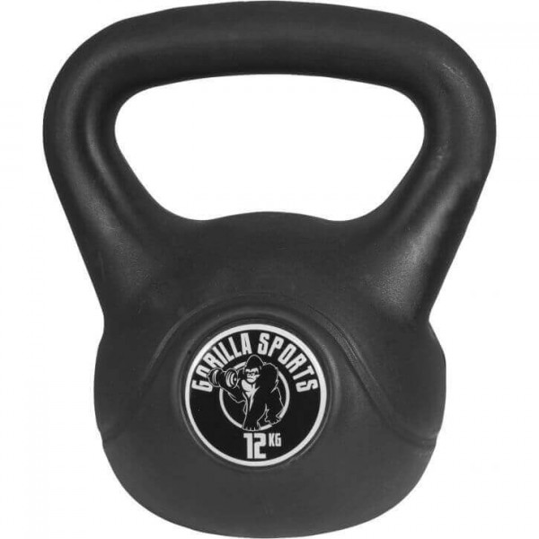 Gorilla Sports Cementový kettle-bell 2-20 kg Gorilla Sports Cementový kettle-bell 2-20 kg