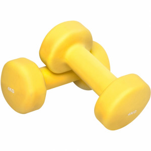 Gorilla Sports Jednoručky na aerobik 8 kg (2x4,0) 