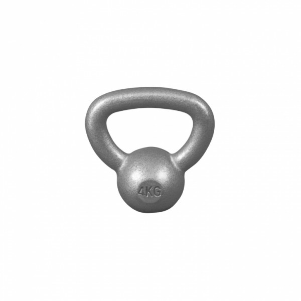 Gorilla Sports Liatinový kettle-bell 4-32 kg (strieborný) Gorilla Sports Liatinový kettle-bell 4-32 kg (strieborný)
