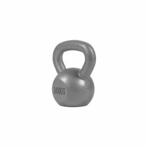 Gorilla Sports Liatinový kettle-bell 4-32 kg (strieborný) 10 kg 