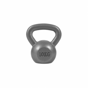 Gorilla Sports Liatinový kettle-bell 4-32 kg (strieborný) 10 kg 