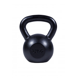 Gorilla Sports Liatinový kettle-bell 4-32 kg (čierny) 