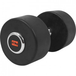Gorilla Sports liatinové pogumované jednoručky 2,5KG - 50 KG Gorilla Sports liatinové pogumované jednoručky 2,5KG - 50 KG