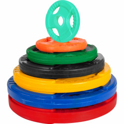 Gorilla Sports liatinový činkový kotúč POGUMOVANÝ GRIP 1.25kg-25 kg 50/51mm Gorilla Sports liatinový činkový kotúč POGUMOVANÝ GRIP 1.25kg-25 kg 50/51mm