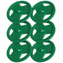 Gorilla Sports liatinový činkový kotúč POGUMOVANÝ GRIP 1.25kg-25 kg 50/51mm Gorilla Sports liatinový činkový kotúč POGUMOVANÝ GRIP 1.25kg-25 kg 50/51mm