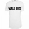 Gorilla Sports bavlnené tričko biela 3XL 