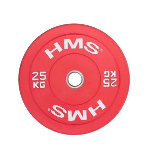 BUMPER závažie na činky HMS, farebné, 25kg 