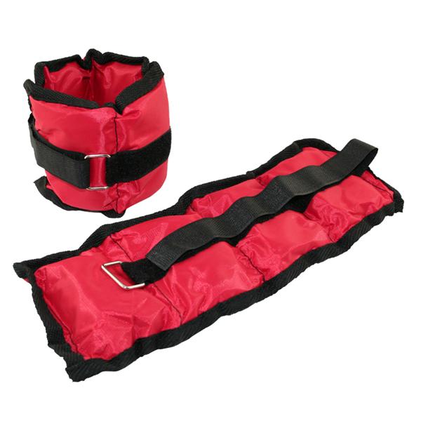 Závažie na ruky a nohy OB02 HMS, 2 x 0,7 kg, červené  Závažie na ruky a nohy OB02 HMS, 2 x 0,7 kg, červené