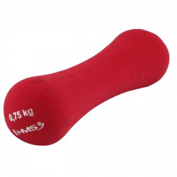 Liatinová činka jednoručka pokrytá neoprenom HMS, 0,75 kg Liatinová činka jednoručka pokrytá neoprenom HMS, 0,75 kg