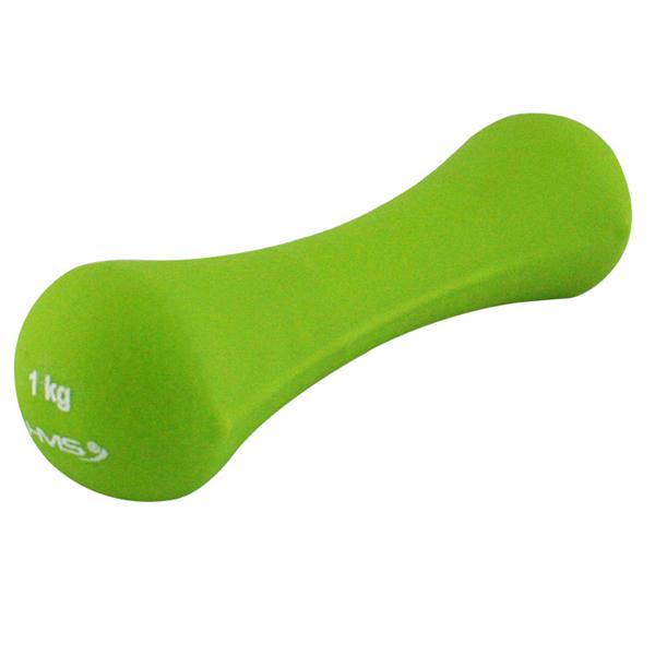 Liatinová činka jednoručka pokrytá neoprenom HMS, 1,0 kg Liatinová činka jednoručka pokrytá neoprenom HMS, 1,0 kg