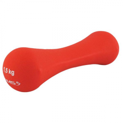 Liatinová činka jednoručka pokrytá neoprenom HMS, 1,5 kg Liatinová činka jednoručka pokrytá neoprenom HMS, 1,5 kg