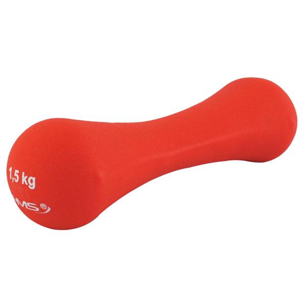 Liatinová činka jednoručka pokrytá neoprenom HMS, 1,5 kg Liatinová činka jednoručka pokrytá neoprenom HMS, 1,5 kg