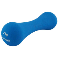 Liatinová činka jednoručka pokrytá neoprenom HMS, 2,0 kg
