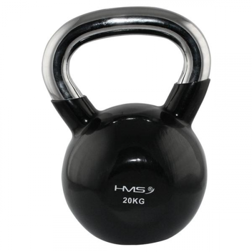 HMS Kettlebell 20kg s chrómovaným úchopom 