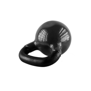 KN KETTLEBELL pokrytý vinylom HMS, čierny, 4 kg 