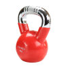 KTC KETTLEBELL s chromovaným úchopom HMS, červený, 4 kg 