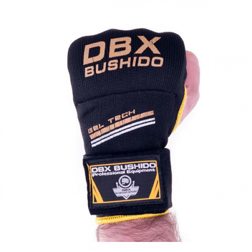 Gélové boxerské rukavice DBX BUSHIDO, žlté 