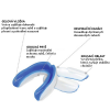 Chránič zubov DBX BUSHIDO bielo-modrý 